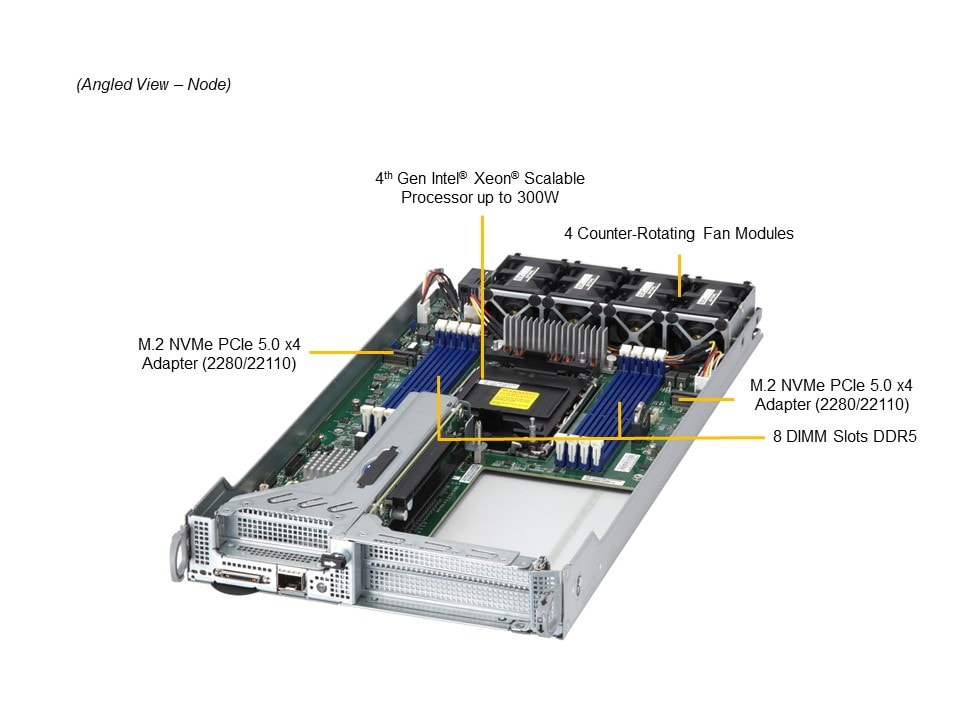 Supermicro SYS-211SE-31DS — top view