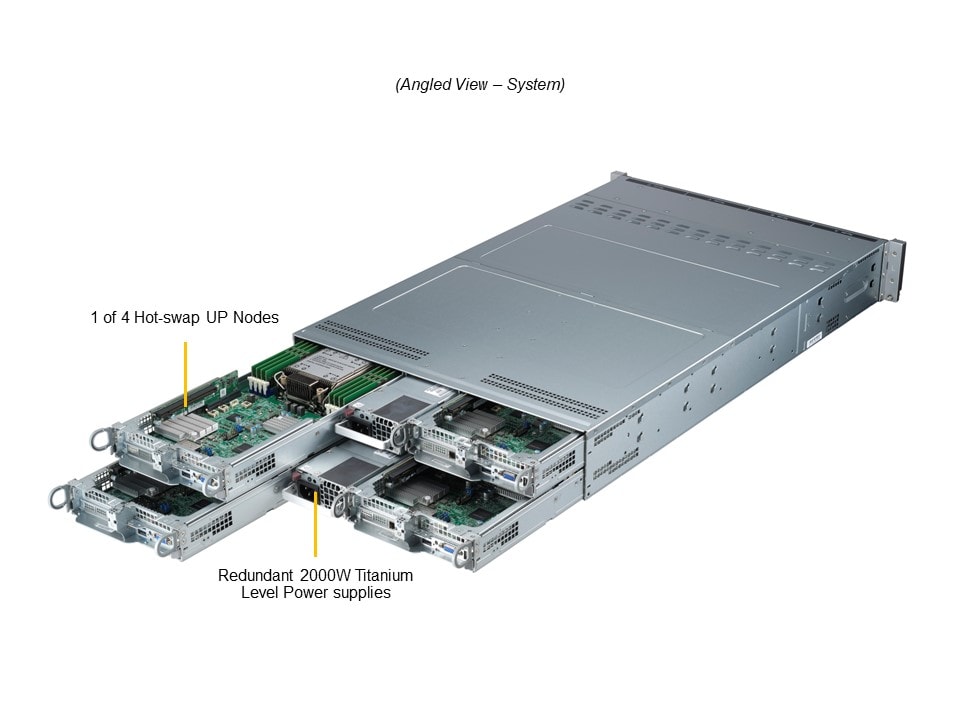 Supermicro SYS-211TP-HPTR — angle view