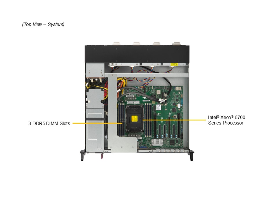 Supermicro SYS-212B-FLN2T — top view