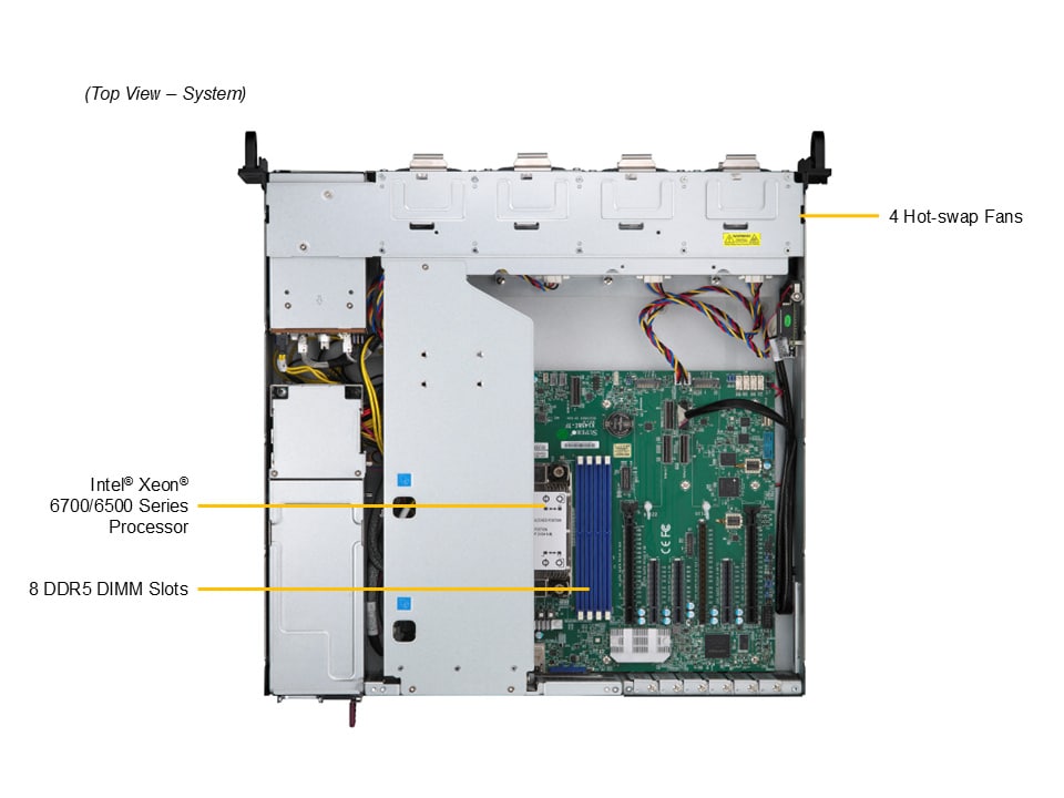 Supermicro SYS-212B-LN2T — top view