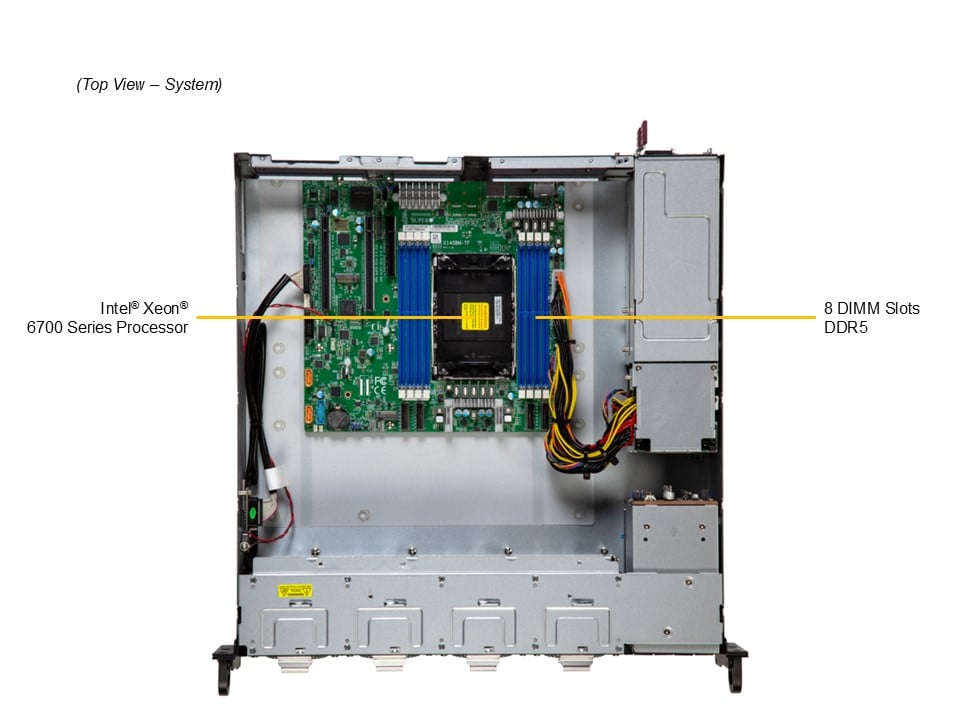 Supermicro SYS-212B-N2T — top view
