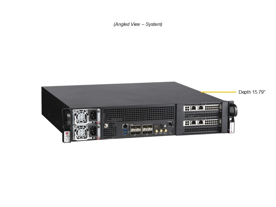 Supermicro SYS-212D-64C-FN8P — angle view
