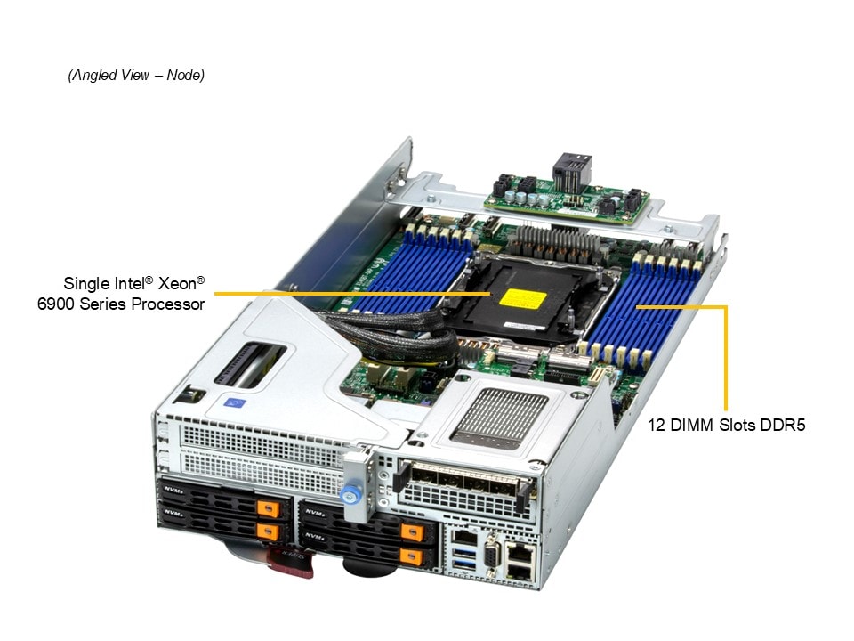 Supermicro SYS-212GT-DNAF — top view
