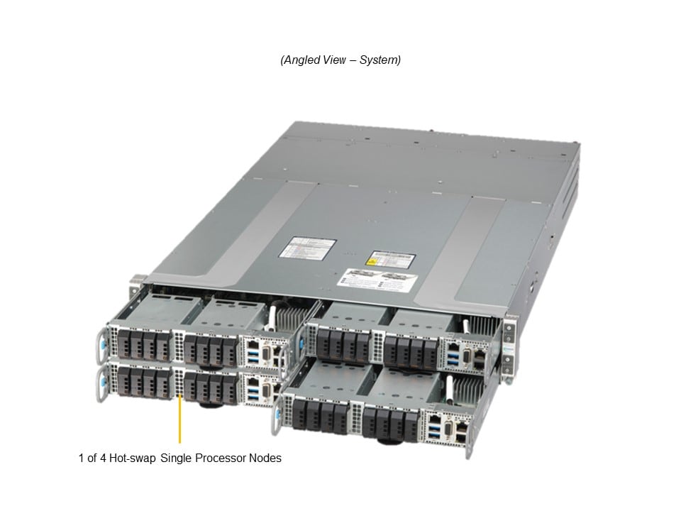 Supermicro SYS-212GT-HNF — angle view
