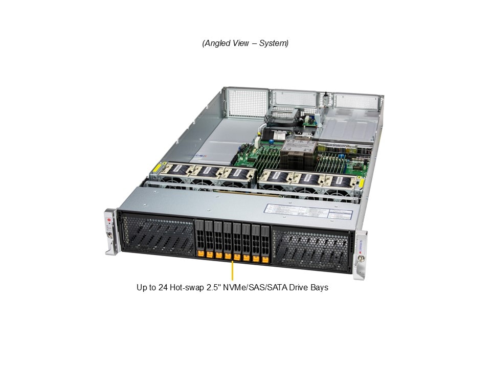 Supermicro SYS-212H-TN — angle view