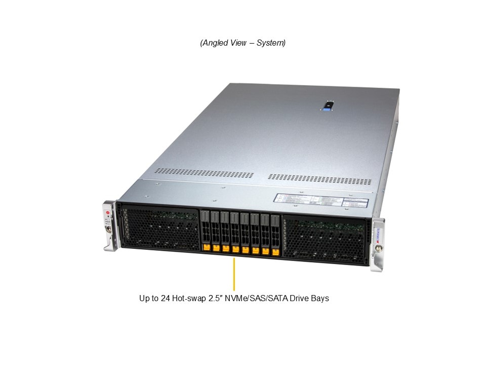 Supermicro SYS-212HA-TN — angle view