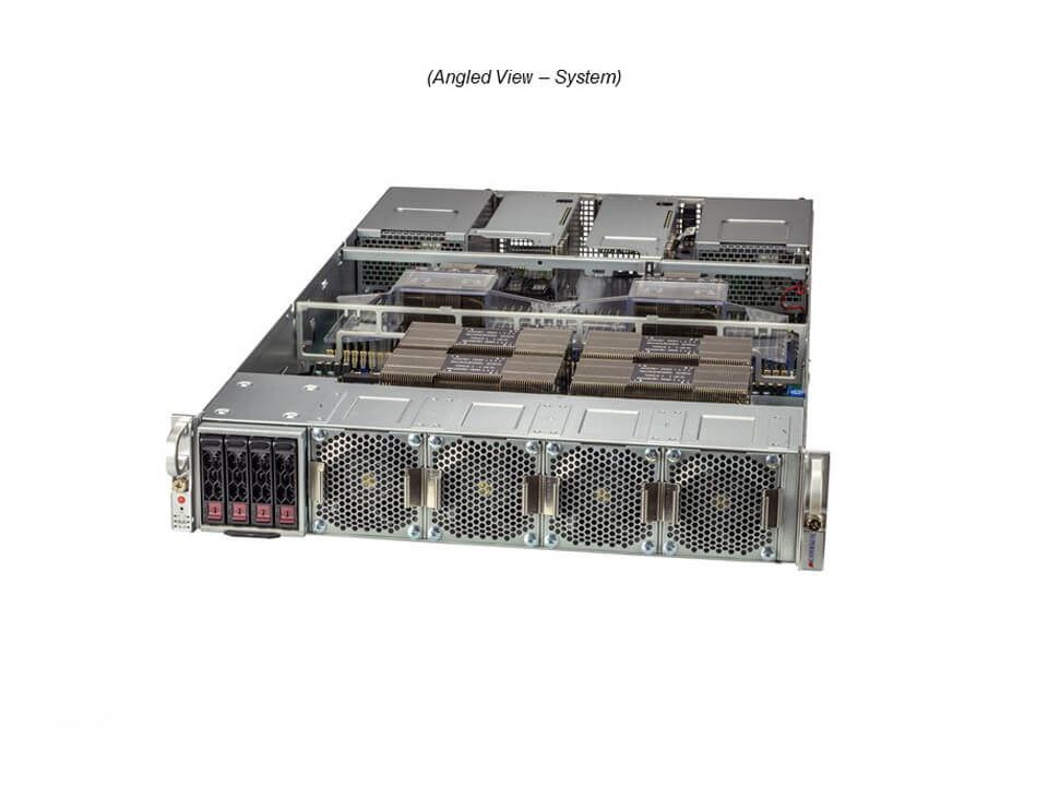 Supermicro SYS-220GQ-TNAR+ — angle view