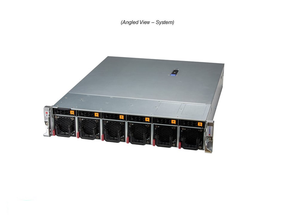 Supermicro SYS-220HE-TNR — angle view