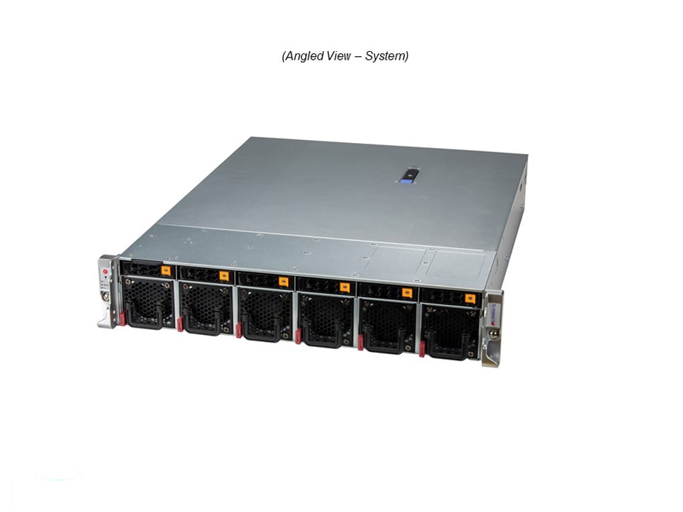 Supermicro SYS-220HE-TNRD — angle view