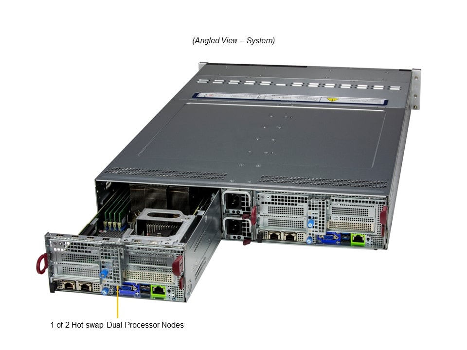Supermicro SYS-221BT-DNC8R — angle view