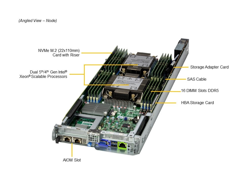 Supermicro SYS-221BT-HNC8R — top view