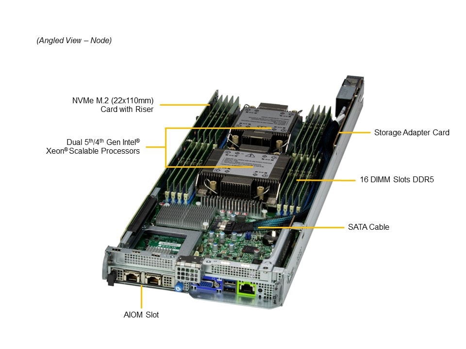 Supermicro SYS-221BT-HNTR — top view