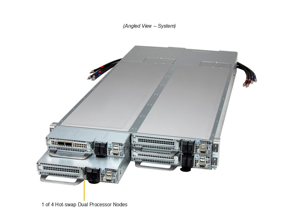 Supermicro SYS-222FT-HEA-ALC — angle view