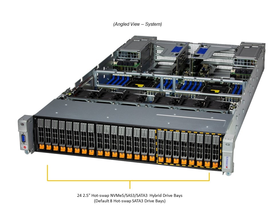 Supermicro SYS-241E-TNRTTP — angle view