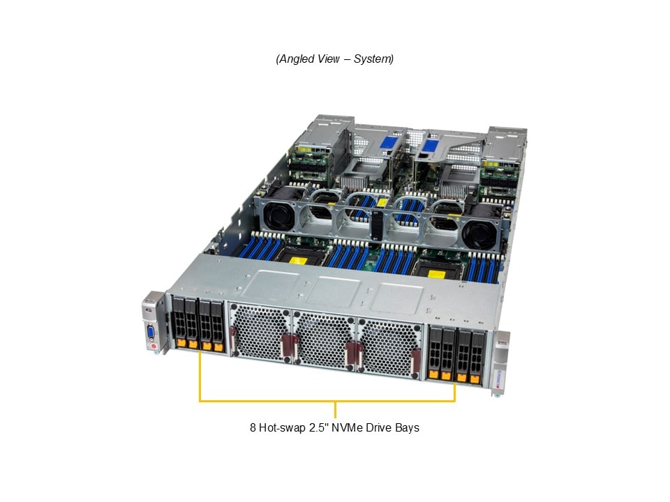 Supermicro SYS-242H-NR — angle view