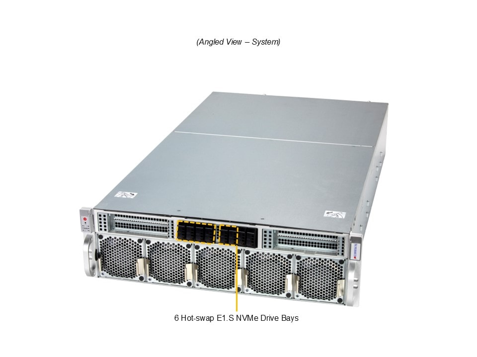 Supermicro SYS-322GA-NR — angle view