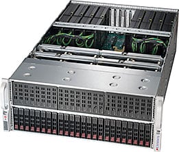 Supermicro SYS-4028GR-TR — top view