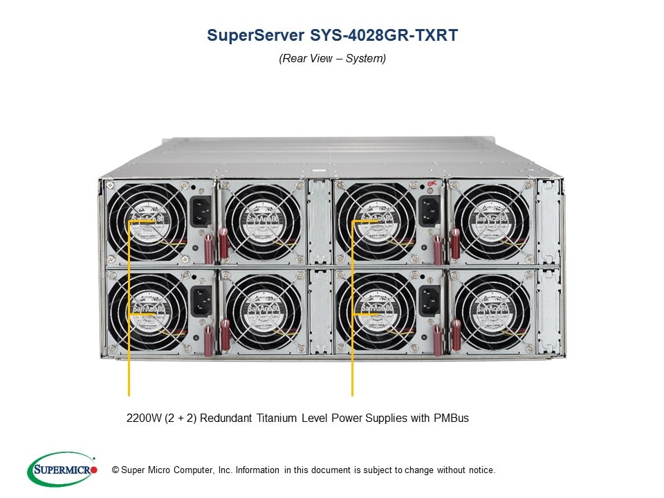 Supermicro SYS-4028GR-TXRT — front view