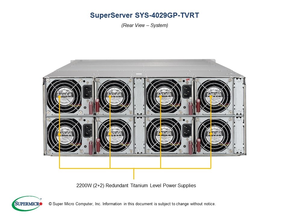 Supermicro SYS-4029GP-TVRT — front view