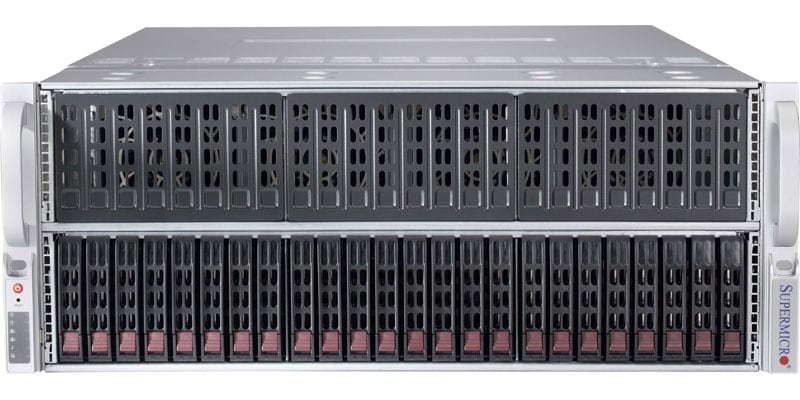 Supermicro SYS-4048B-TRFT — angle view
