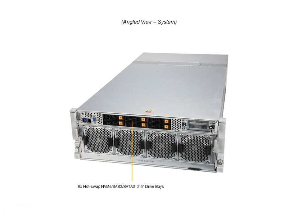 Supermicro SYS-420GP-TNAR+-US — angle view