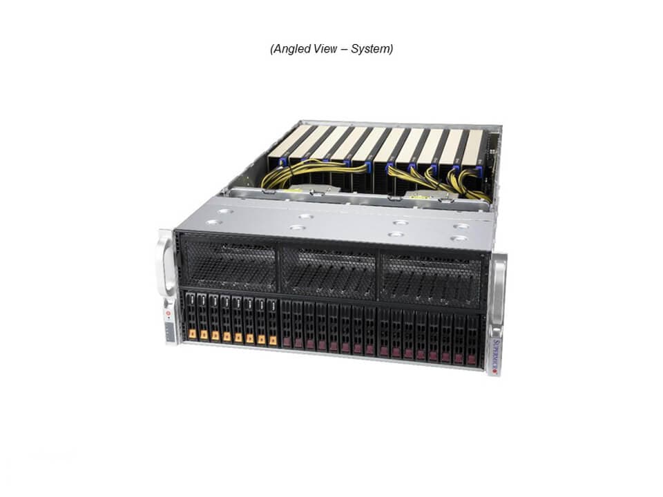 Supermicro SYS-420GP-TNR — angle view
