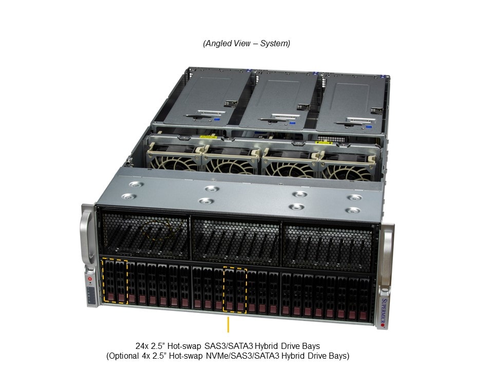 Supermicro SYS-440P-TNRT — angle view
