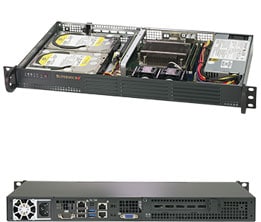 Supermicro SYS-5019C-L — top view