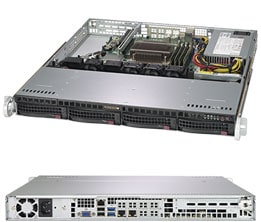 Supermicro SYS-5019C-M — top view