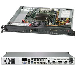 Supermicro SYS-5019C-M4L — top view