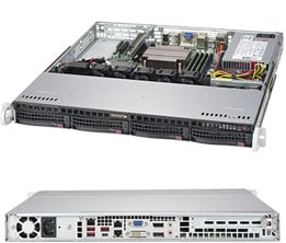 Supermicro SYS-5019C-MHN2 — top view