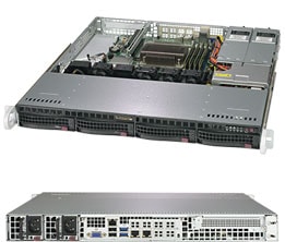 Supermicro SYS-5019C-MR — top view