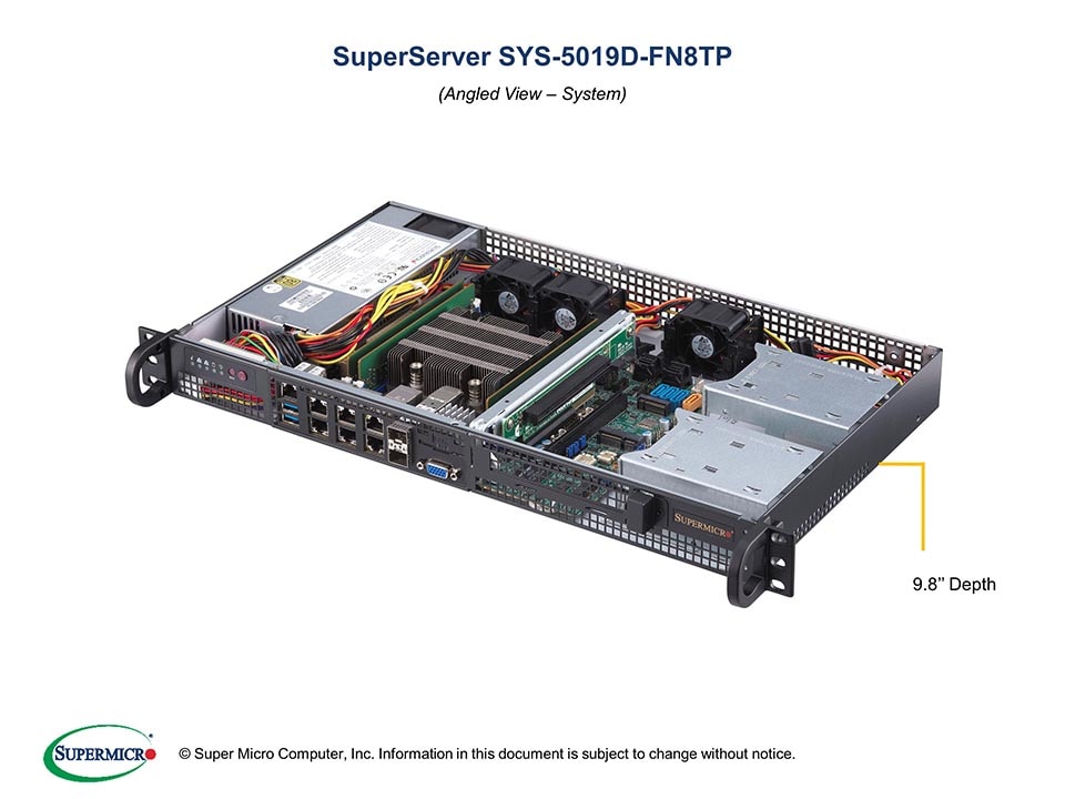 Supermicro Server SYS-5019D-FN8TP