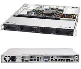 Supermicro SYS-5019P-M — top view