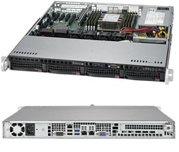 Supermicro SYS-5019P-MT — top view