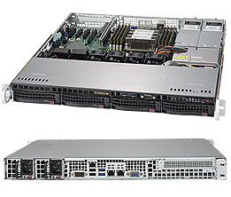 Supermicro SYS-5019P-MTR — top view