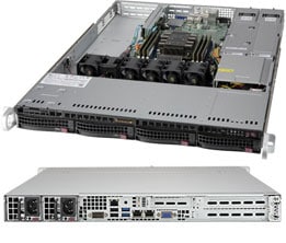 Supermicro SYS-5019P-WTR — top view