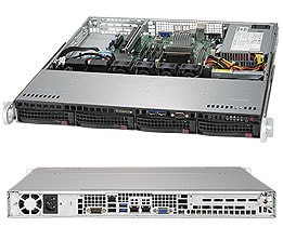 Supermicro SYS-5019S-M-G1585L — top view