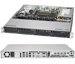 Supermicro SYS-5019S-M2 — top view