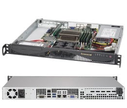 Supermicro SYS-5019S-ML — top view