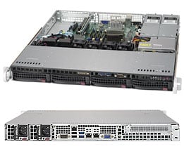 Supermicro SYS-5019S-MR-G1585L — top view