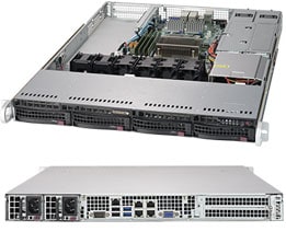 Supermicro SYS-5019S-W4TR — top view