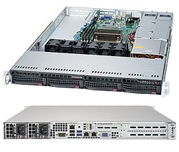 Supermicro SYS-5019S-WR — top view