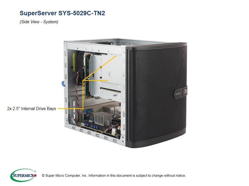 Supermicro SYS-5029C-TN2 — detail
