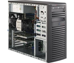 Supermicro SYS-5038A-I — rear view