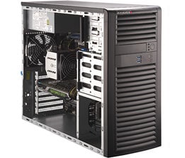 Supermicro SYS-5039A-I — rear view