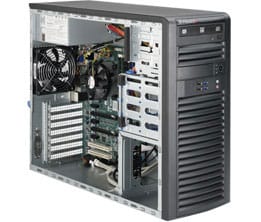 Supermicro SYS-5039A-IL — rear view