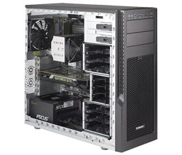 Supermicro SYS-5039AD-I — rear view