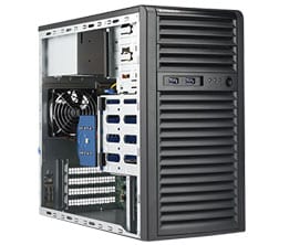 Supermicro SYS-5039C-I — rear view