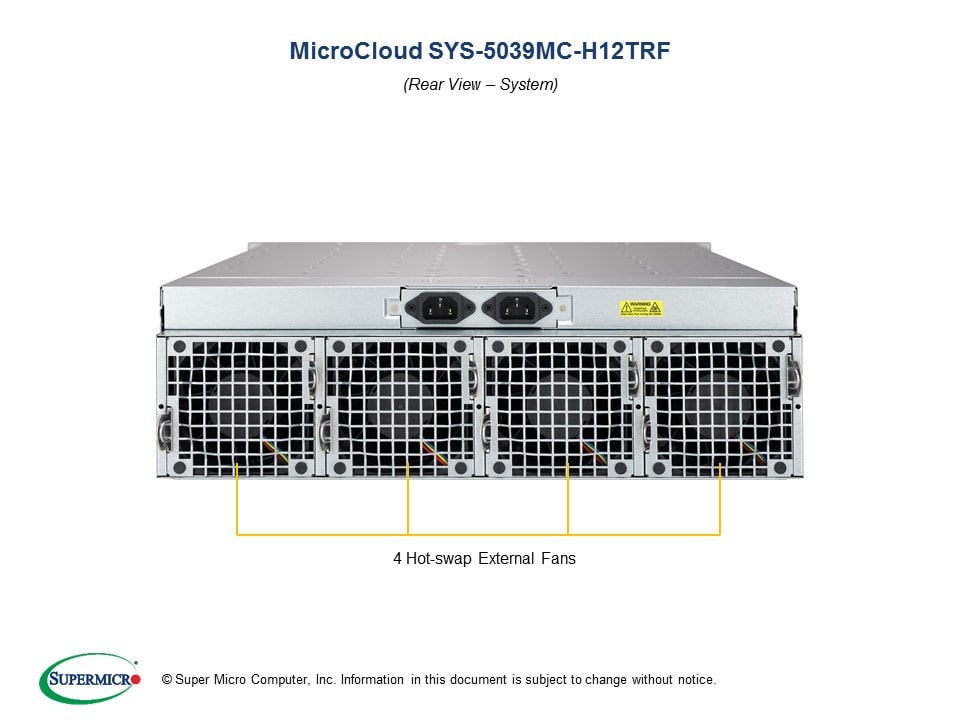 Supermicro SYS-5039MC-H12TRF — front view